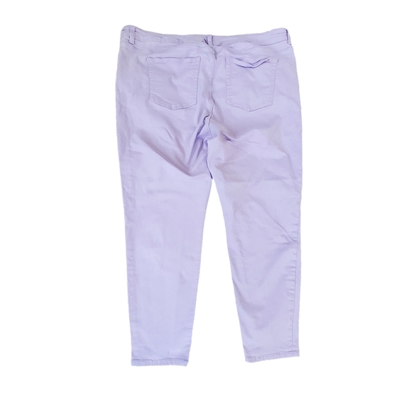 Chaps Lavender Skinny Ankle Jeans - Picture 5 of 10